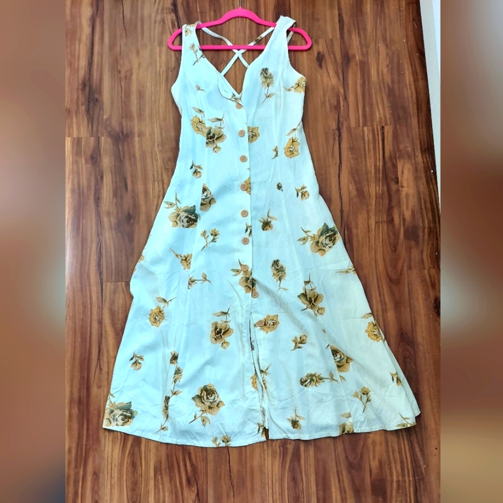 Together! Vintage Strappy Maxi Sundress Size 10